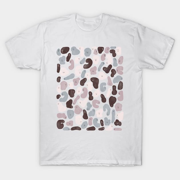 Smiling Shapes T-Shirt by Alisa Galitsyna